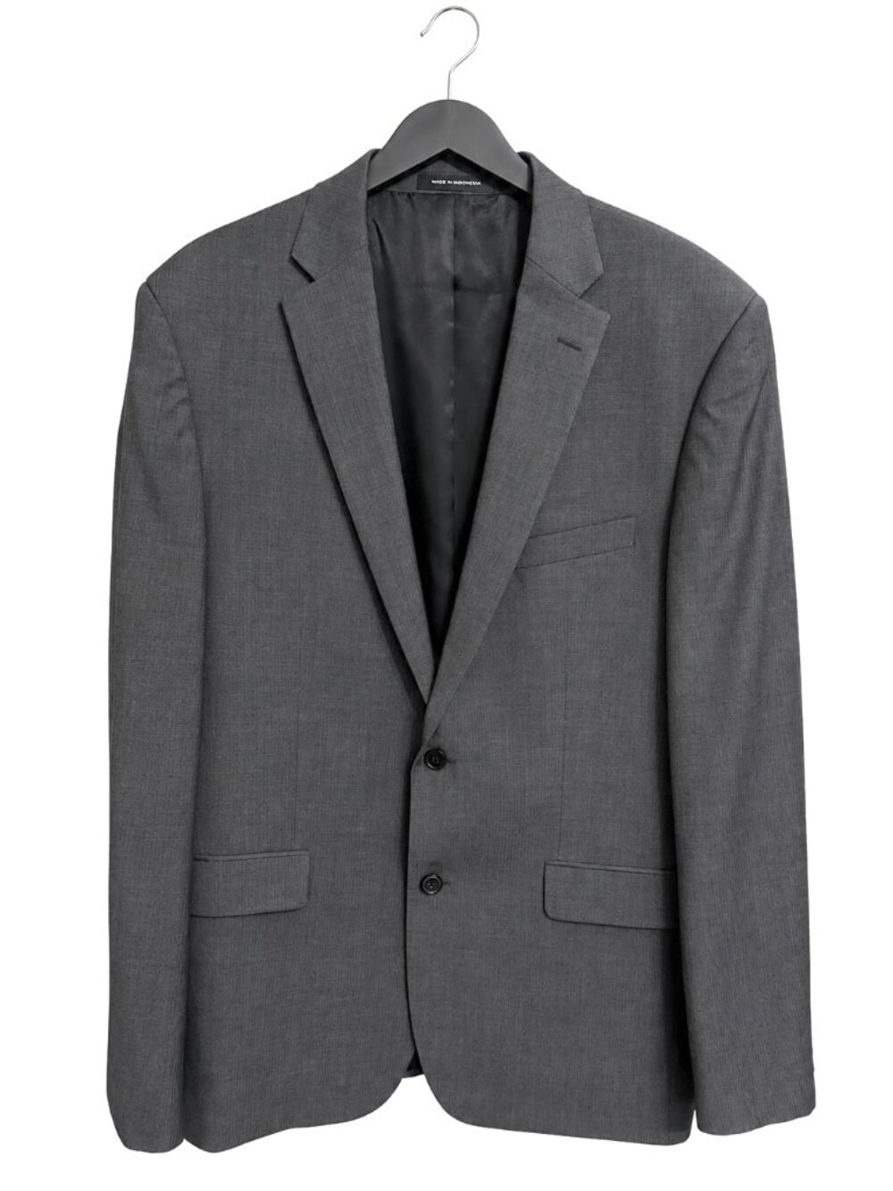 Kenneth Cole AWEARNESS Slim Fit 44XL Charcoal Wool Sport Coat